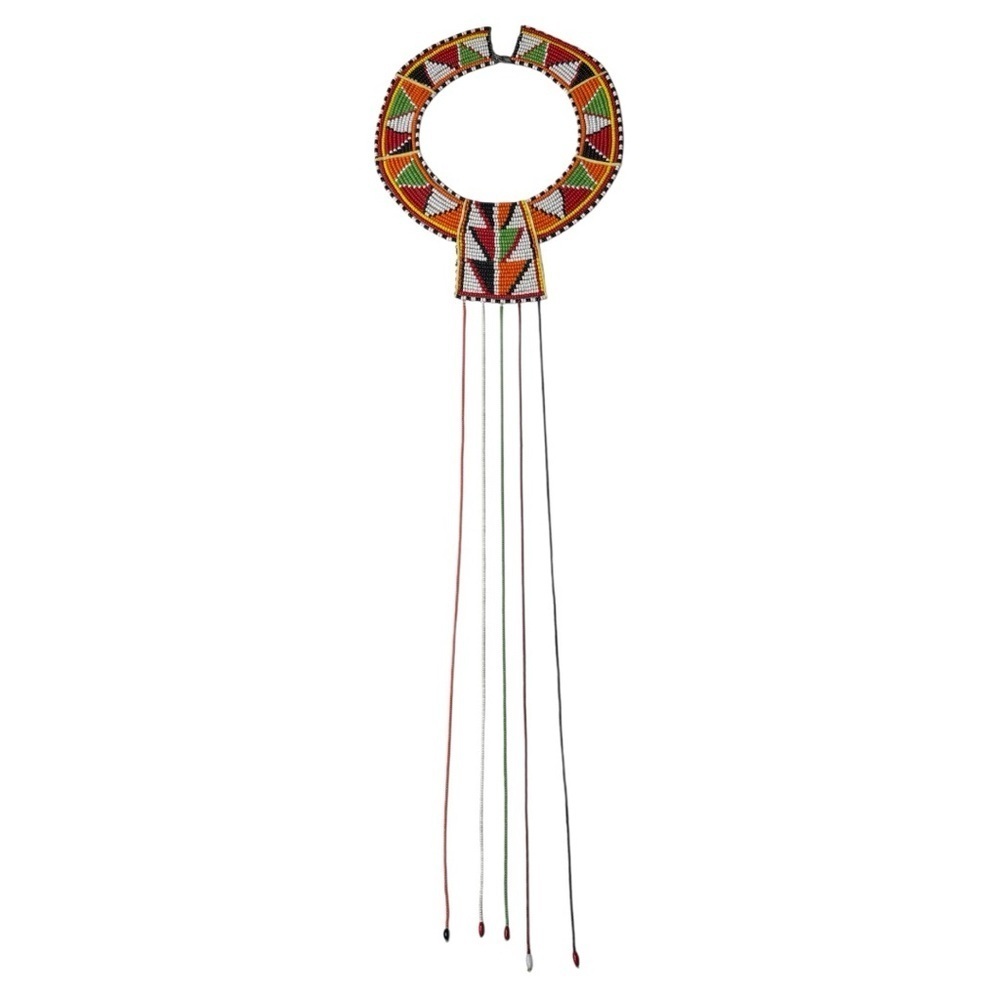 Maasai Beaded Wedding Choker Kenya Tribal - Picture 11 of 11